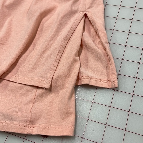 J. JILL Pure Jill Boatneck Layered 3/4 SLV Cotton Rich Peach Tunic SZ XL - Picture 9 of 15